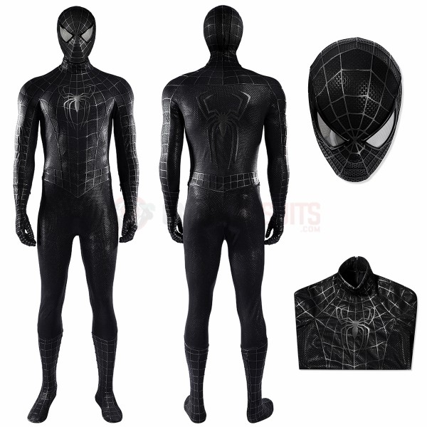 Spiderman 3 Cosplay Costumes Venom Eddie Brock Deluxe Suits