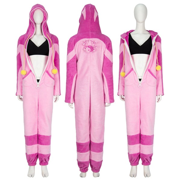 Street Fighter 6 Cosplay Costumes Han Juri New Skin Suits Pajamas Edition