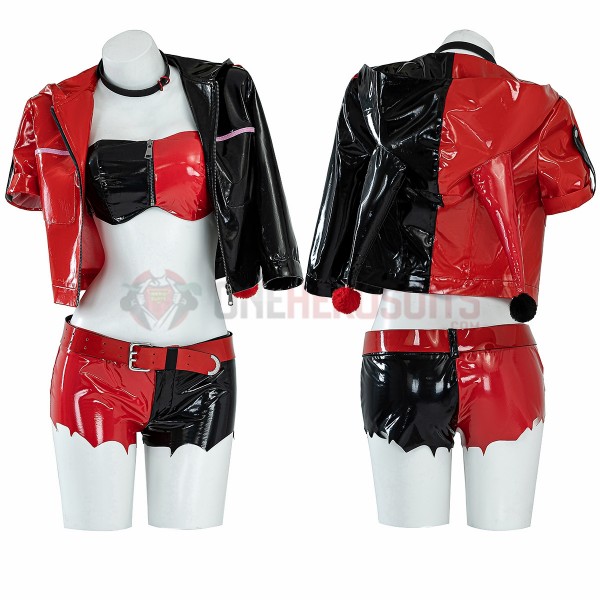 Suicide Squad ISEKAI Cosplay Costumes Harley Top Level Suits