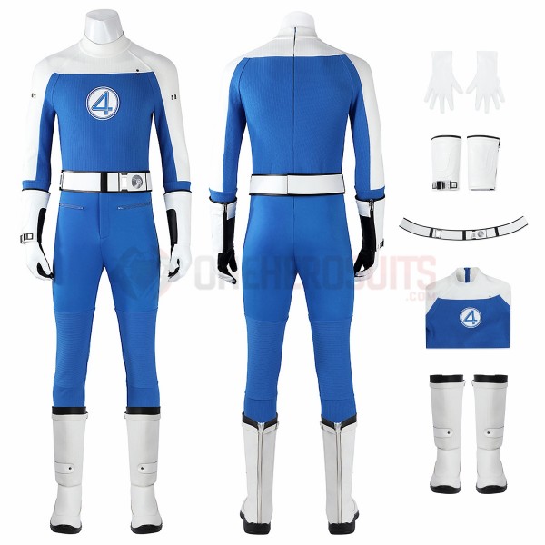 The Fantastic Four First Steps Cosplay Costume Human Torch Suit