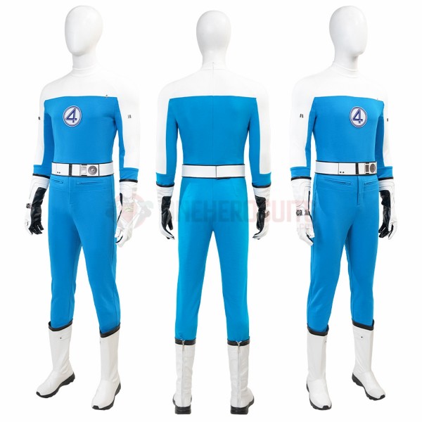 The Fantastic Four First Steps Human Torch Cosplay Costumes Movie Suits