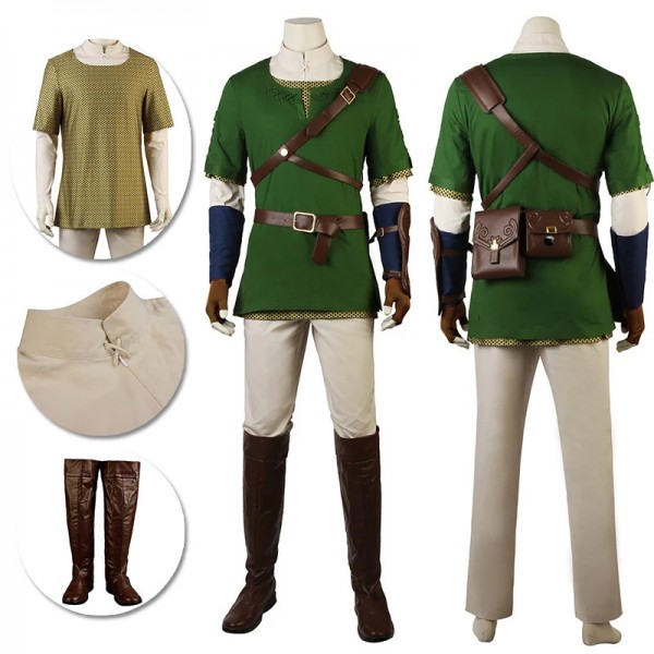 Twilight Princess Version Cosplay Costume The Legend of Zelda Link Hero Suit