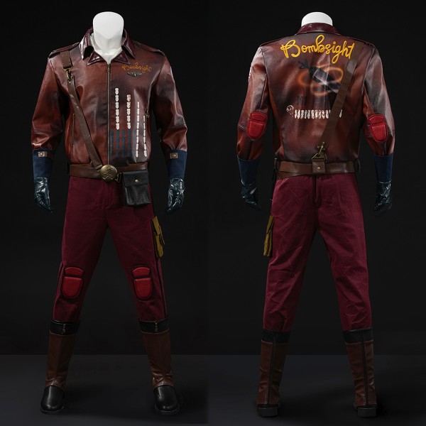 Vought Rising Cosplay Costumes Bombsight‌ Red Top Level Suits