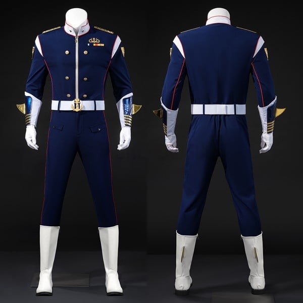 Vought Rising Cosplay Costumes Torpedo Blue Top Level Suits
