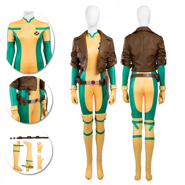 X-Men Rogue Cosplay Costume Anna Marie Movie Level Cosplay Suits