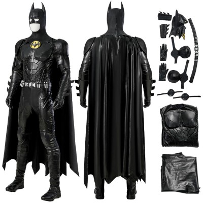 2023 Bruce Wayne Cosplay Costumes Michael Keaton Top Level Suits