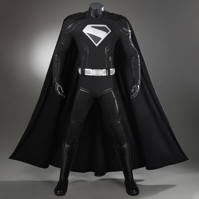 2025 Superhero Clark Kent Legacy Cosplay Costume Black Suit