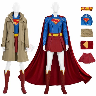 2025 Superhero Female Cosplay Costumes Kara Zor-El Top Level Suits