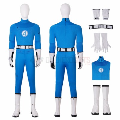 [Ready To Ship - Male Size L] 2025 The Fantastic Four First Steps Mister Fantastic Cosplay Costumes Reed Richards Suits