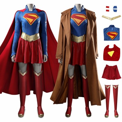 2026 Superhero Kara Zor-El Cosplay Costumes Deluxe Suits