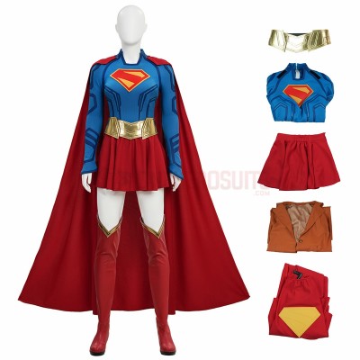 2026 Superhero Movie Cosplay Costumes Kara Zor-El Top Level Suits