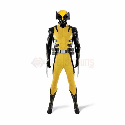 Marvel Wolverine Logan Cosplay Costume Wolverine Yellow Suit