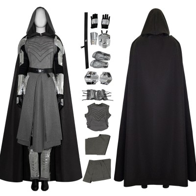Ahsoka Shin Hati Cosplay Costumes Gray Top Level Suits