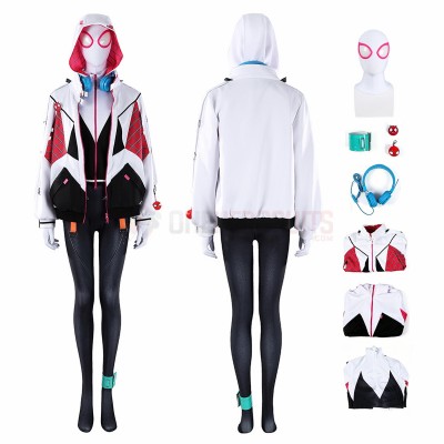 All New Spider Gwen Cosplay Costumes The Ghost Spider Suits