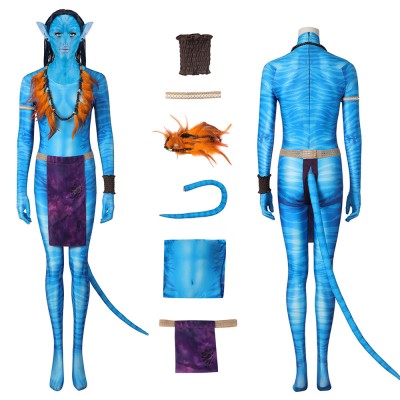 Avatar 2 The Way of Water Cosplay Costume Neytiri Spandex Bodysuit