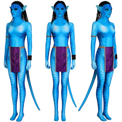 Avatar The Way of Water Neytiri Cosplay Costumes Cotton Suits