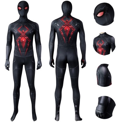 Avenger Spiderman Cosplay Costume Dark Spandex Bodysuit