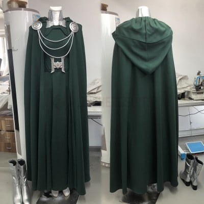 Avengers Doomsday Cosplay Costumes Latverian Witch Green Suits