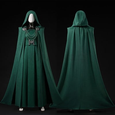 Avengers Doomsday Cosplay Costumes Latverian Witch Green Top Level Suits
