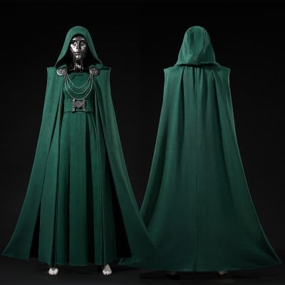 Avengers Doomsday Cosplay Costumes Latverian Witch Green Top Level Suits