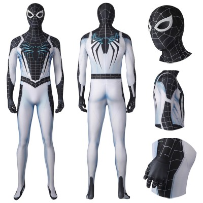 Avenger Spiderman Cosplay Costumes Negative Spiderman PS5 Spandex Bodysuit