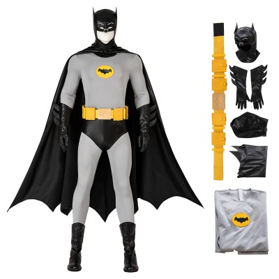 [Ready To Ship - Male Size XL] Bruce Wayne 1968 Cosplay Costumes Adam West Edition Top Level Suits