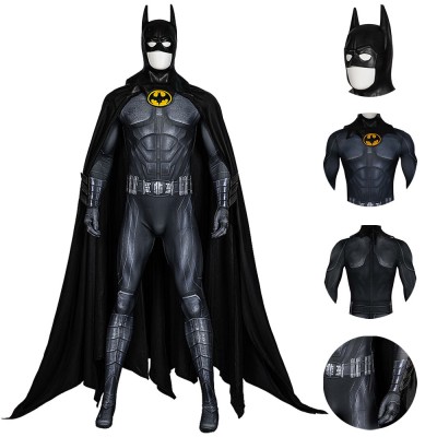 Bruce Wayne Cosplay Costumes Keaton Edition Jumpsuits
