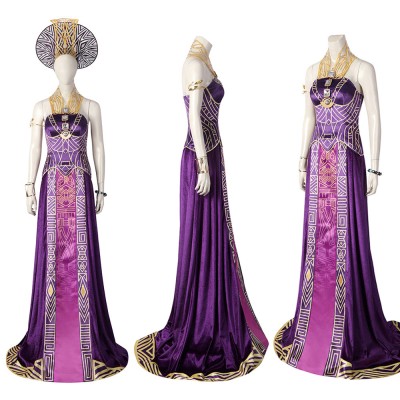 Black Panther 2 Cosplay Costumes Wakanda Forever Ramonda Suits