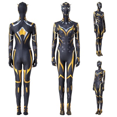 Black Panther 2 Wakanda Forever Shuri Cosplay Costumes Cotton Jumpsuits