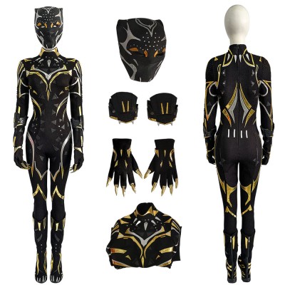 Black Panther Wakanda Forever Shuri Cosplay Costumes With Mask