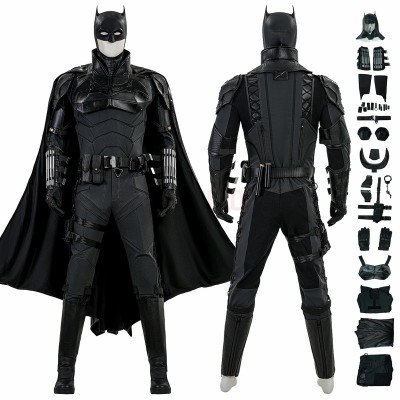 Bruce Wayne Cosplay Costumes Batsuit Top Level Suits