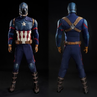 Captain America Cosplay Costumes Halloween Male Suits