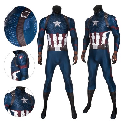 Captain America Suit Endgame Steve Rogers 3D Printed Bodysuit