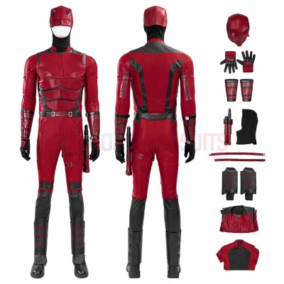 Daredevil Born Again Cosplay Costumes Daredevil Red Suits Top Level
