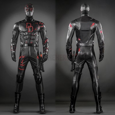 Daredevil Born Again S2 Black Cosplay Costumes Matt Murdock Halloween Male Suits