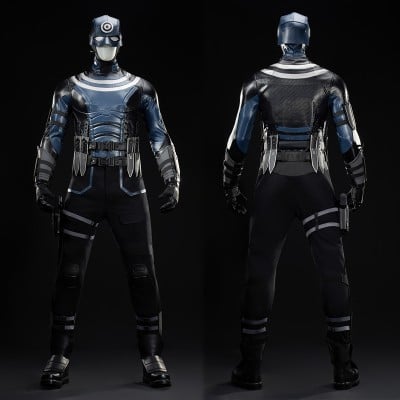 Daredevil Born Again S3 Bullseye Cosplay Costumes Halloween Male Suits