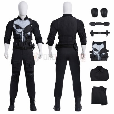 Daredevil Born Again The Punisher Cosplay Costumes Frank Castle Top Level Suits