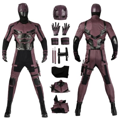 Daredevil Cosplay Costumes Matt Murdock Red Leather Suits