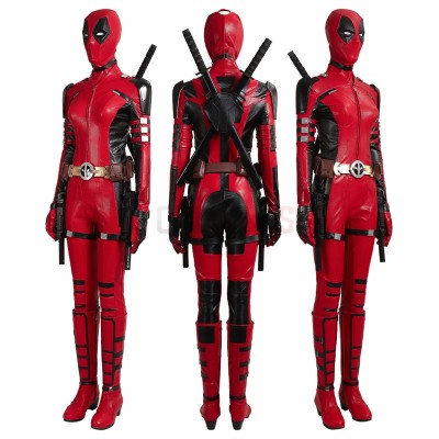 Deadpool 3 Cosplay Costumes Lady Deadpool Offset Suits