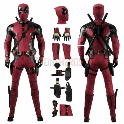 Deadpool 3 Cosplay Costumes Wade Wilson Leather Suits