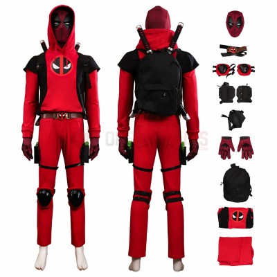 Deadpool 3 Hoodies Cosplay Costumes Teen Edition Deadpool Hoodies