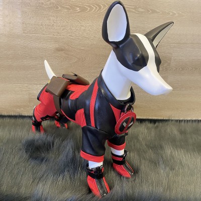 Deadpool 3 Puppy Cosplay Costume Deadpool Dog Suits