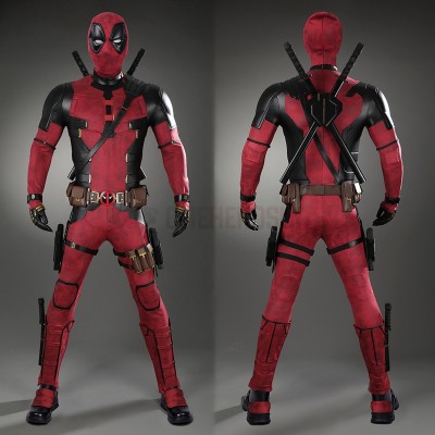 Deadpool 3 Wade Wilson Cosplay Costumes Leather Top Level Suits