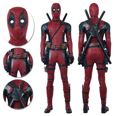 Deadpool Cosplay Costumes Movie Level Leather Suits