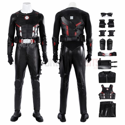 Deadpool & Wolverine Cosplay Costume Blade Black Leather Suit