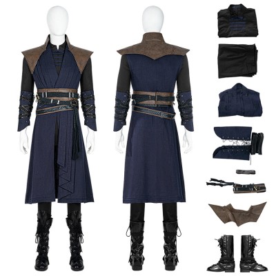 Evil Doctor Strange Cosplay Costumes Blue Suits