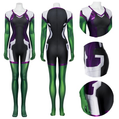 Female Hulk Cosplay Costumes She-Hulk Bodysuit