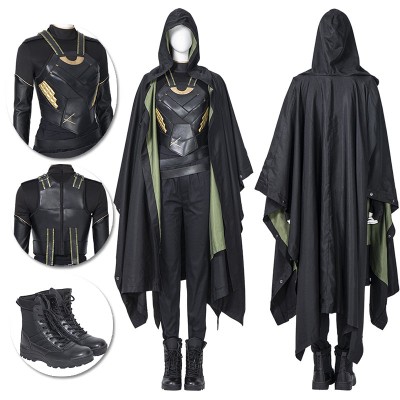 Female Variant of Loki 3 Cosplay Costume Sylvie Laufeydottir Top Level Suit