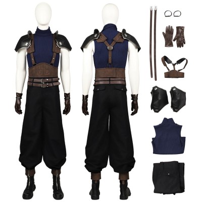 Final Fantasy VII Cosplay Costumes Zack Fair Top Level Suits