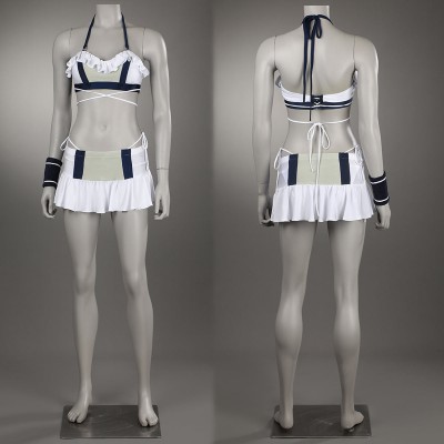 Final Fantasy VII Tifa Lockhart Cosplay Costumes White Swimsuit